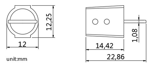 Electric Lead Meter Seal (MS-T3) - Accory Utility Tamper Proof Meter Seals