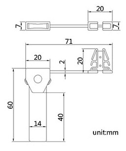 Ur kontagailuaren zigilua (MS-A1) - Accory Utility Meter zigiluak