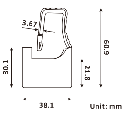 Tamper Proof Padlock Seal - Accory Tamper Bukti Padlock Seal