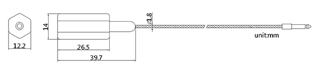 Bullet Polyhex Kabel Seal