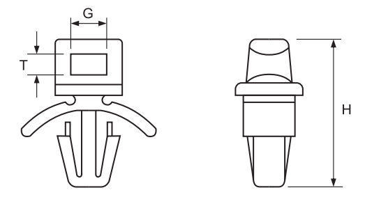 Cable Tie Push Milima