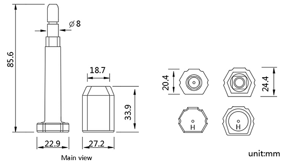 د فورکا بولټ مهر ISO17712