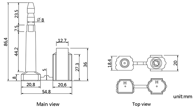 Мӯҳри Fuerte Bolt ISO17712