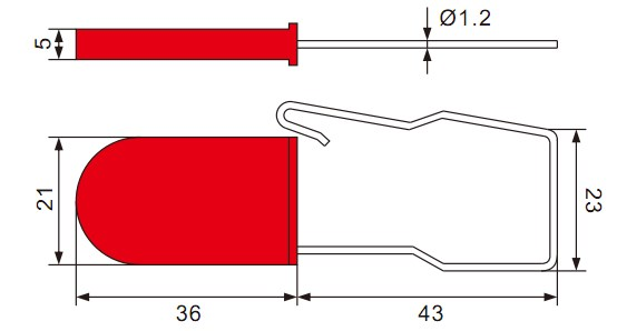 Pengait Padlock Seal