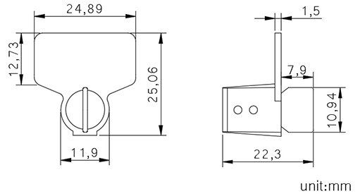 Sigiliu pentru contor din plastic Twister (MS-T4) – Sigilii pentru contor de utilitate Accory