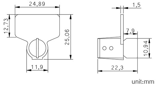 Twister Plastic Meter Seal (MS-T4) - Accory Utility Meter Seal