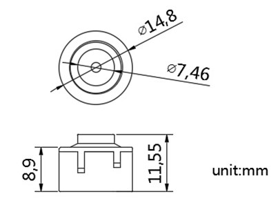 Tamper Proof Button Meter Seal (MS-RB) – Accory Lead Wire Seal