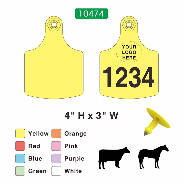 Wholesale Maxi Cattle Ear Tags 10474 Livestock Ear Tags Accory Manufacturer and Supplier Accory